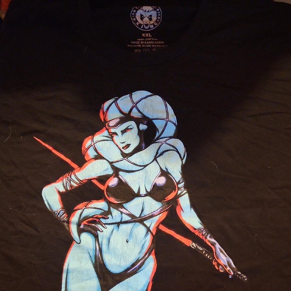 The Empire Strips Back A Burlesque Parody T Shirt XXL black